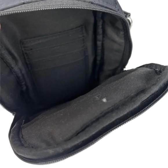 CYNTHIA ROWLEY Black Nylon Zelda Crossbody With Love Strap - Picture 4 of 16